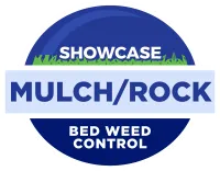 Mulch Rock Bed Weed Control Package Badge